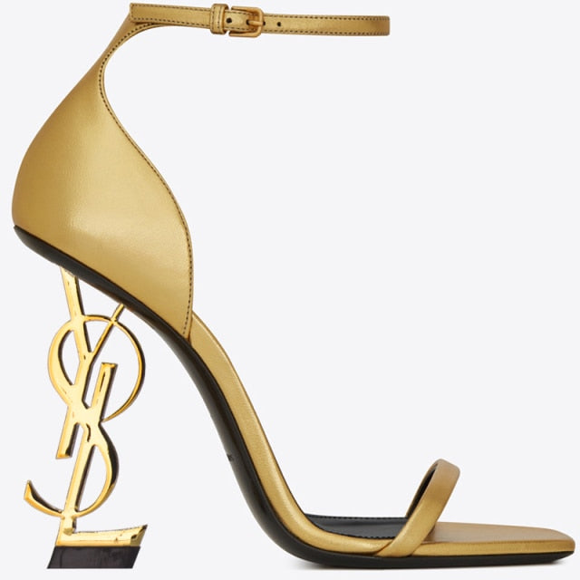 YSL Inspire Leather Gloss Heels | Kortni Portia.